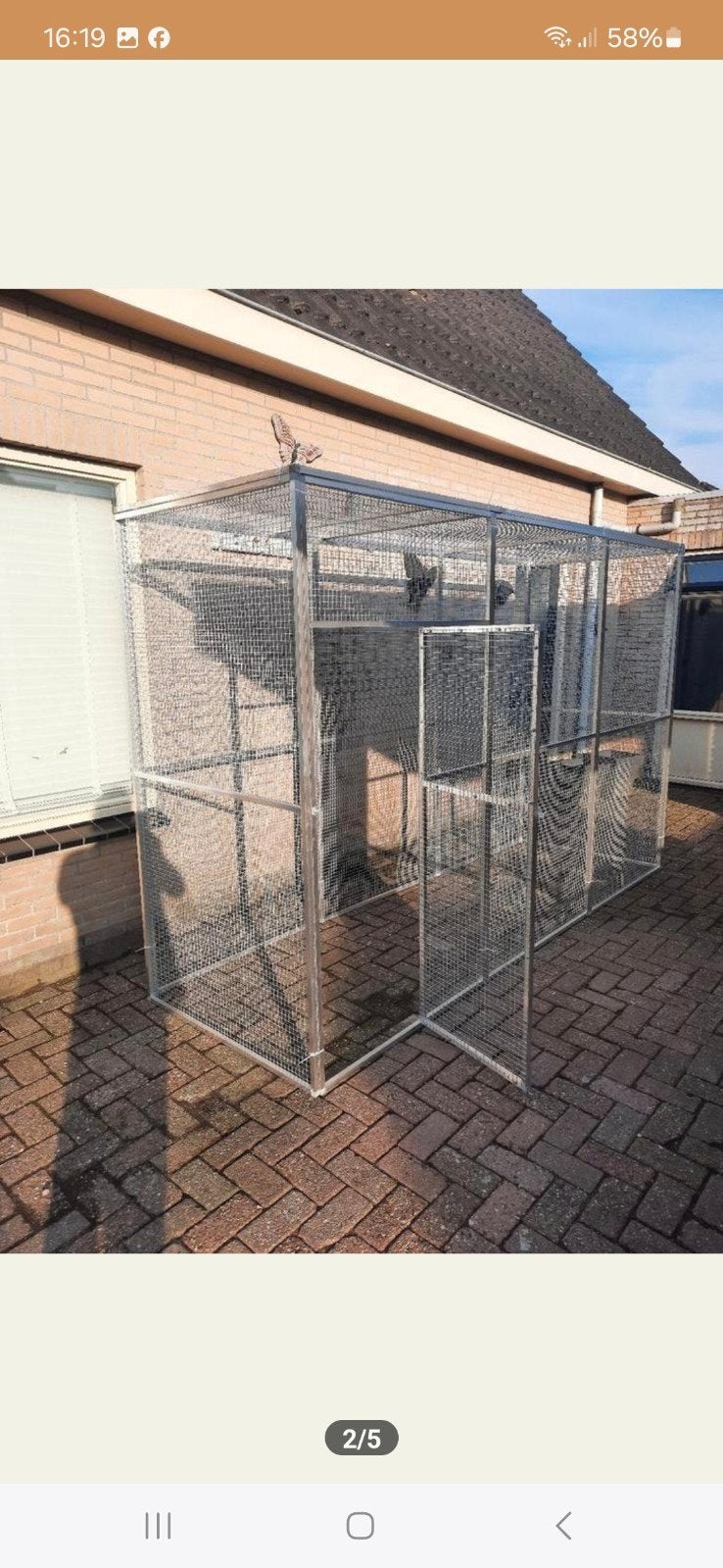 Mooie ruime kattenren van aluminium gazen panelen, Dieren en Toebehoren, Ophalen