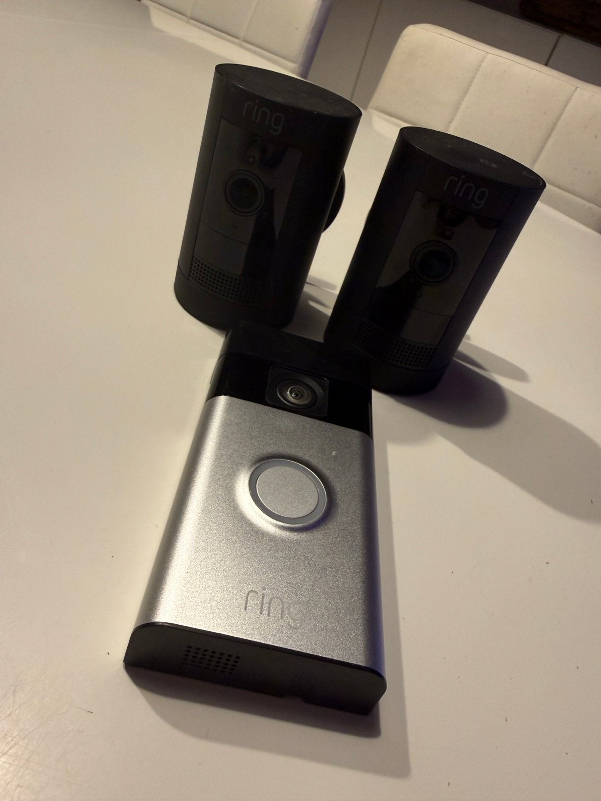 Ring deurbel + twee buiten camera's, Huis en Inrichting, Ophalen, Zo goed als nieuw