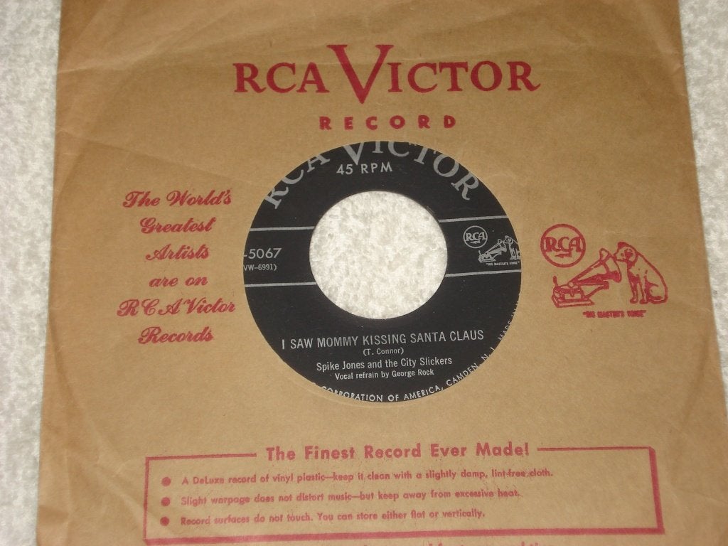 Spike Jones  I Saw Mommy Kissin Santa Claus  Usa Kerst Org, Originele persing, Ophalen of Verzenden, Zo goed als nieuw, Pop