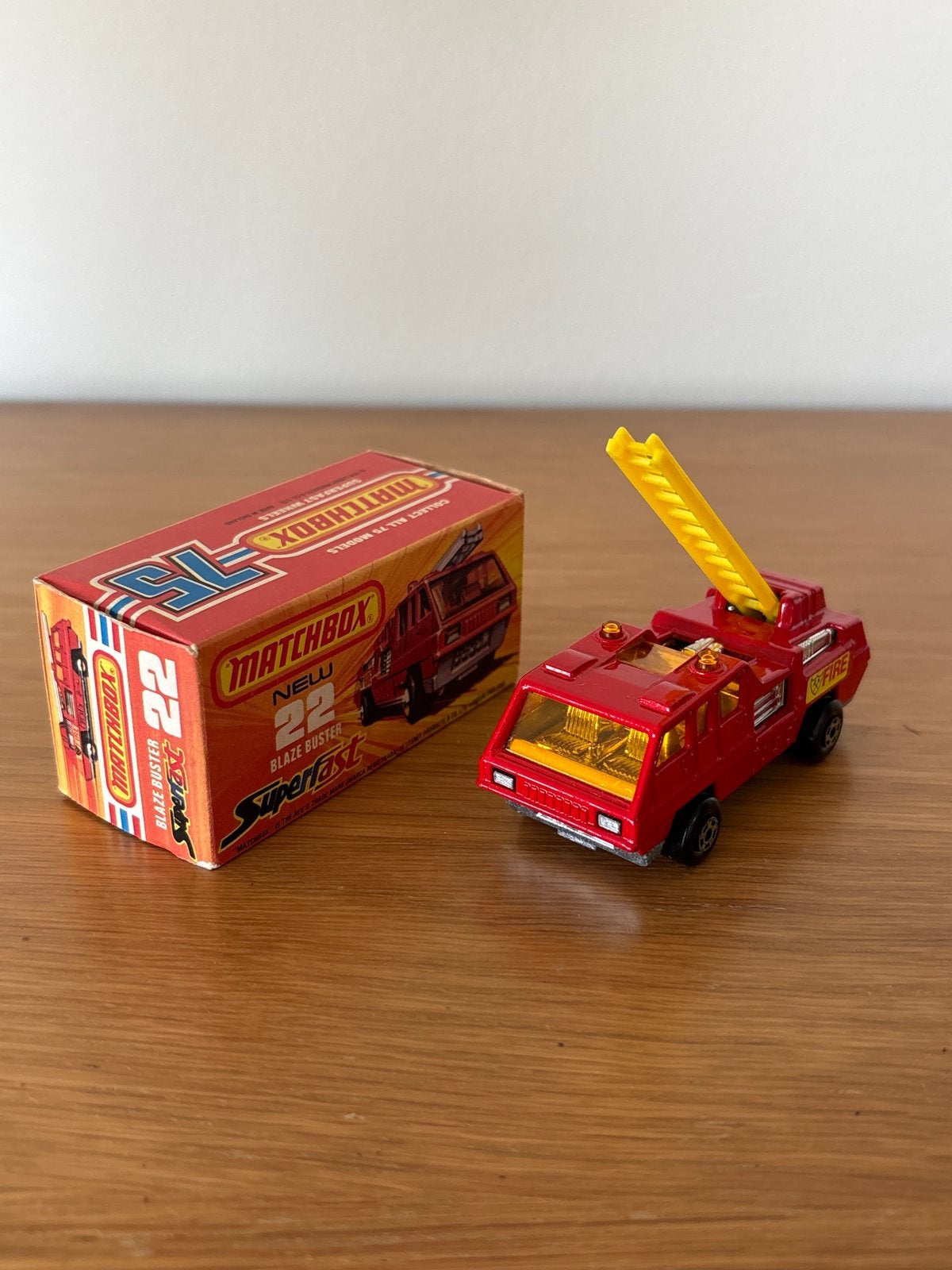 Matchbox Superfast 22 Blaze Buster Brandweerauto, Ophalen of Verzenden, Zo goed als nieuw