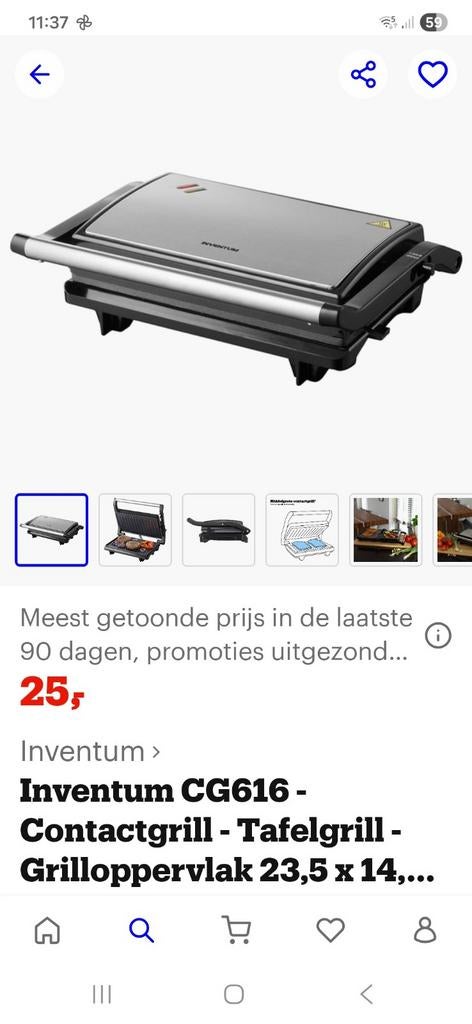 Tosti ijzer/ tafelgril, Ophalen, Zo goed als nieuw