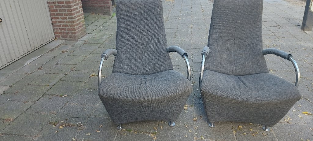 2 stoelen, Ophalen, Gebruikt, Twee, Stof