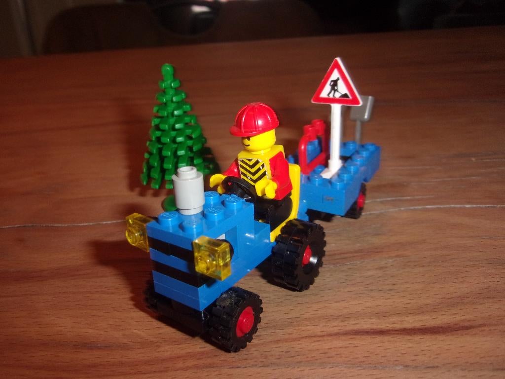 Lego Town 6647-1 Highway Repair uit 1980, Gebruikt, Overige thema's, Lego, Compleet