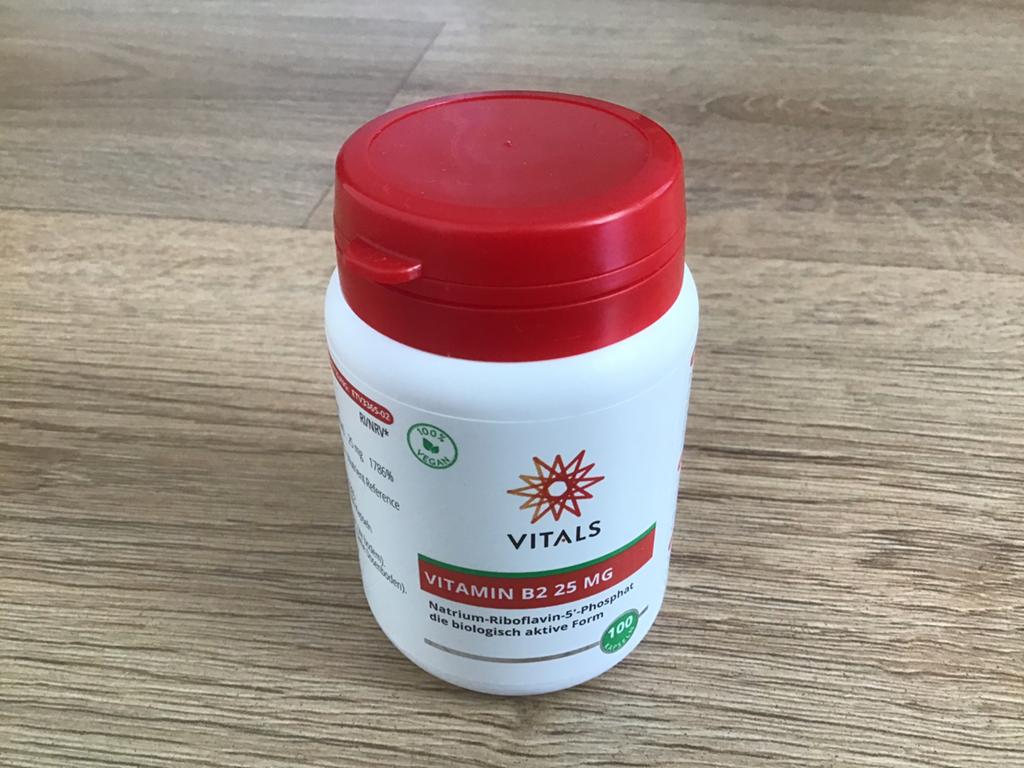 Vitamine B2 25mg van Vitals (100caps) Ongeopend. Bieden., Ophalen of Verzenden, Nieuw, Overige typen