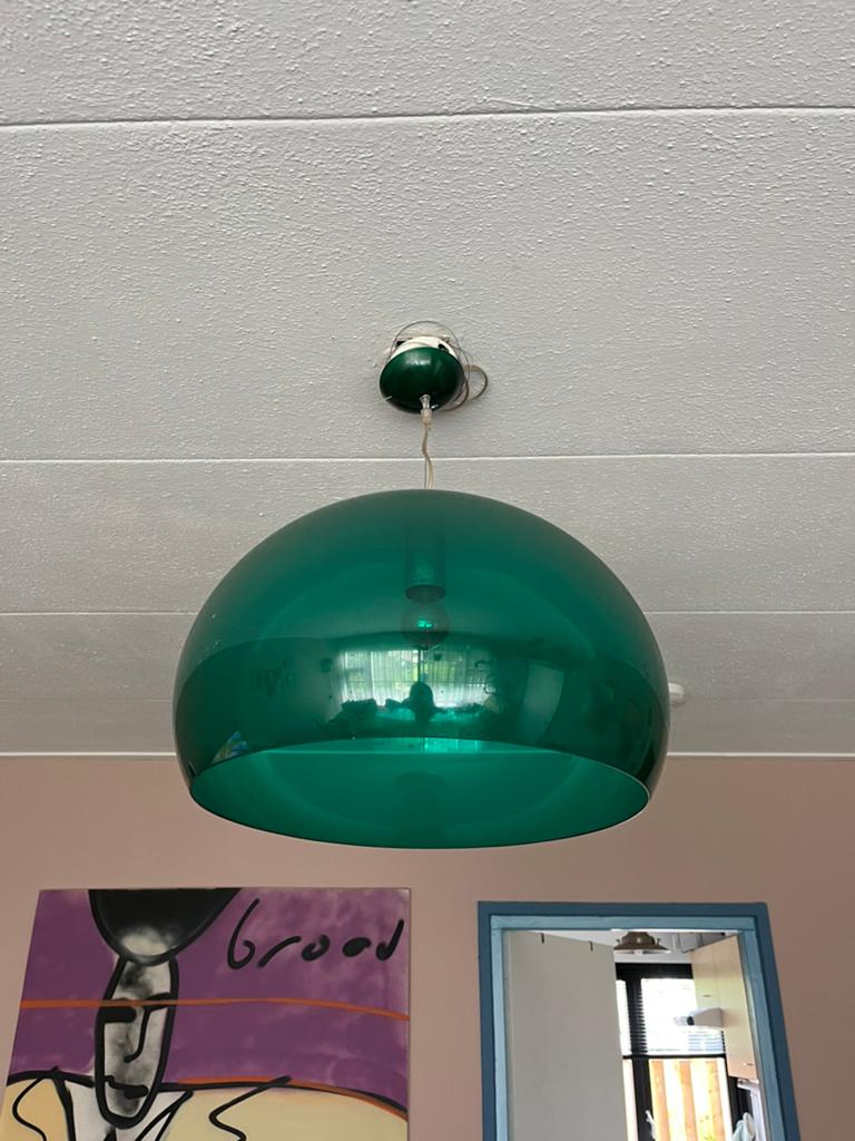 Vintage design lamp, Ophalen, Kunststof, Gebruikt, Kartell