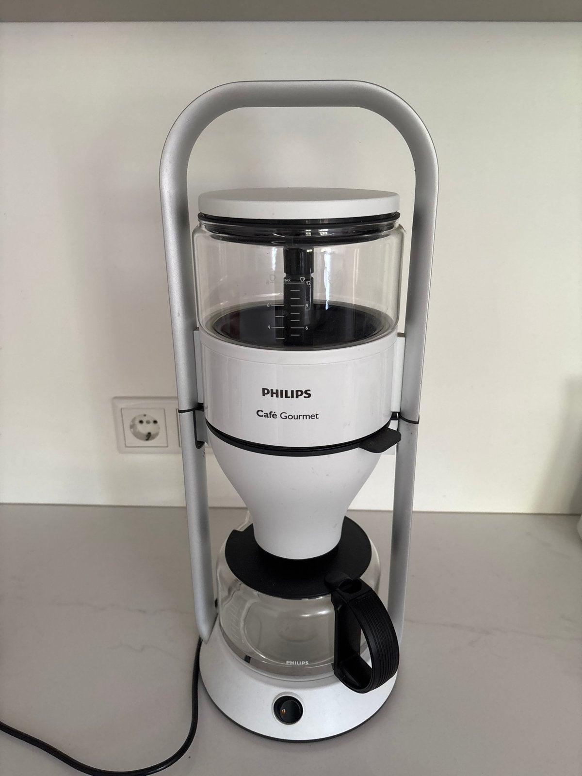 Philips Café Gourmet Koffiezetapparaat - Wit, Ophalen of Verzenden, Zo goed als nieuw