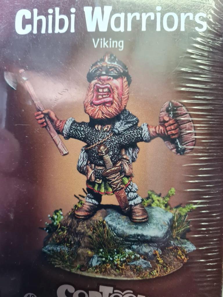 scalebro resin figuur 54mm "viking", Ophalen of Verzenden, Nieuw, Groter dan 1:35, Figuur of Figuren