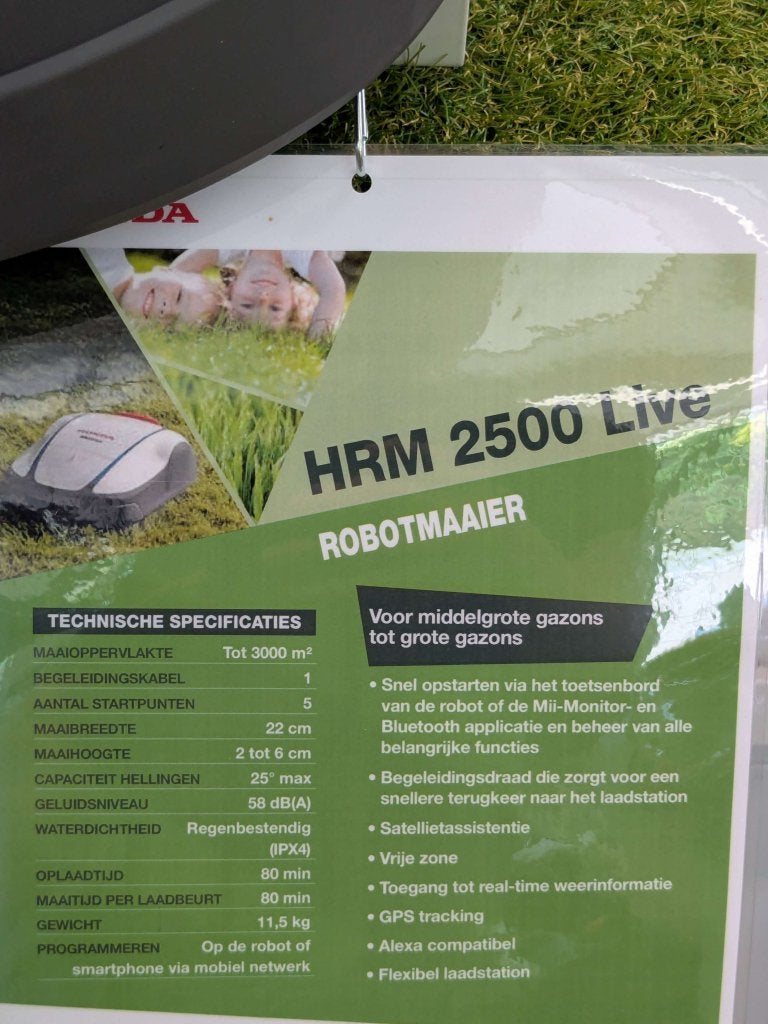 Honda Miimo HRM 2500 live Robotmaaier inclusief installatie, Honda, Nieuw, Ophalen of Verzenden, 2909 LK Capelle aan den IJsel, Nederland