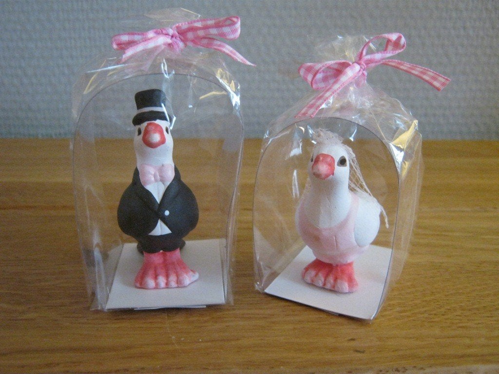 bedankje bedankjes tortelduifjes huwelijk trouwen 177 stuks, Ophalen of Verzenden, Nieuw, Versiering, Geboorte of Huwelijk