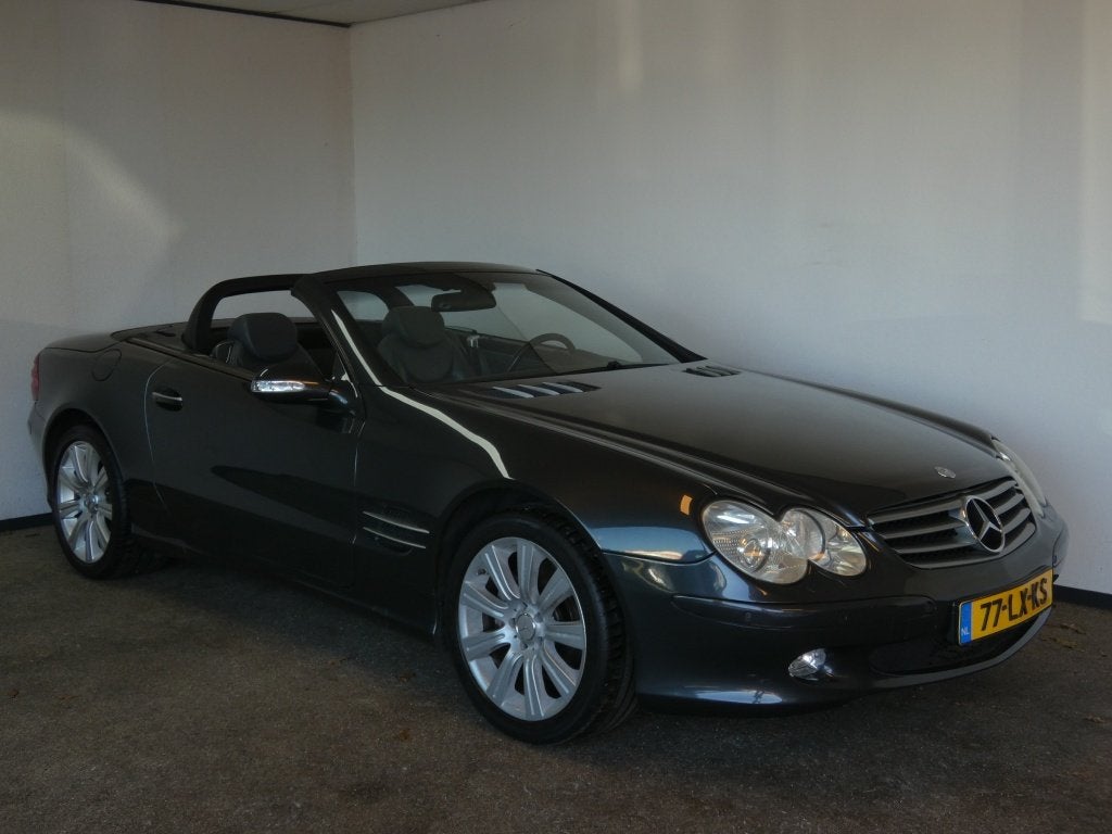 Mercedes-Benz SL-Klasse 500 (bj 2003, automaat), Auto's, Automaat, Achterwielaandrijving, Gebruikt, 8 cilinders