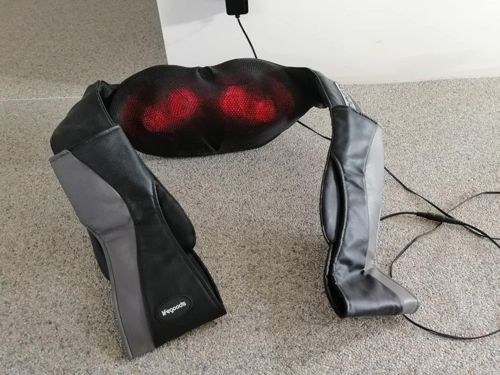 Lifegoods schouder rug massage kussen, Ophalen, Zo goed als nieuw, Massagestoel of Kussen