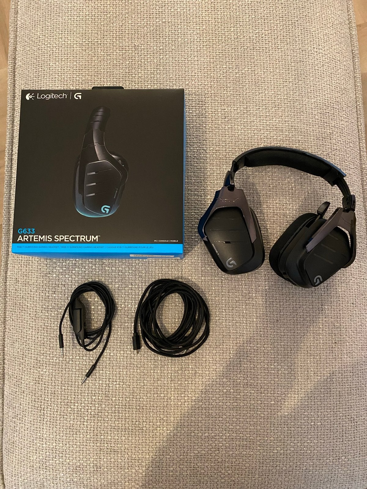 Logitech G633 Artemis Spectrum Gaming Headset, Ophalen of Verzenden, Zo goed als nieuw, Over-ear, Gaming headset