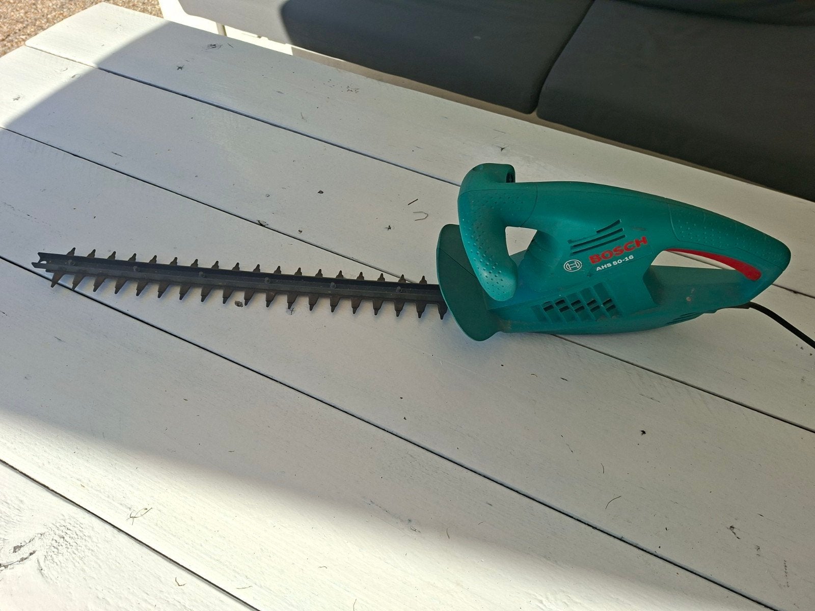 Bosch AHS 50-16 elektrische heggenschaar, Ophalen of Verzenden, Gebruikt, Elektrisch, Bosch