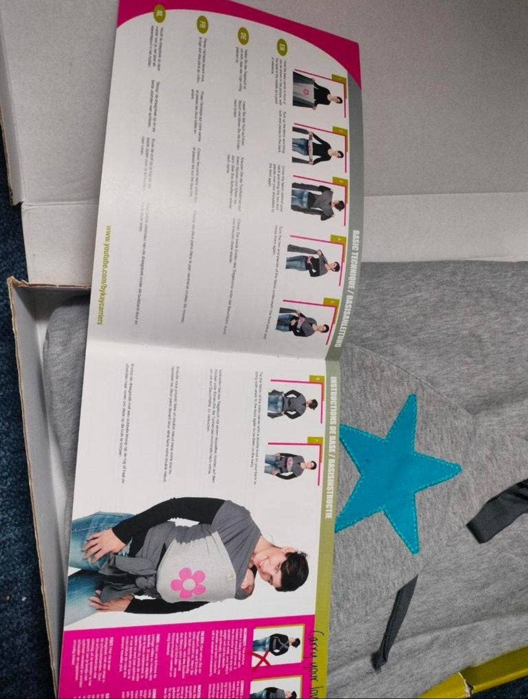 Fantastische, zachte stretch draagdoek ByKay, Kinderen en Baby's, Babydragers en Draagdoeken, Ophalen, Zo goed als nieuw, Draagdoek