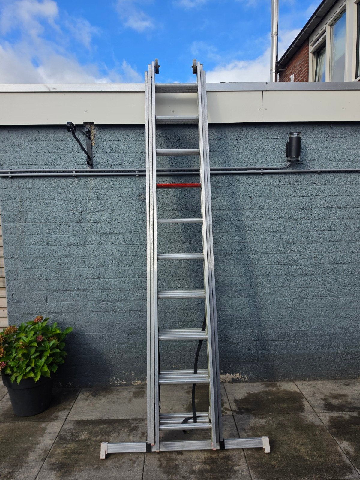 altrex uitschuif ladder, Ophalen, Gebruikt, 4 meter of meer