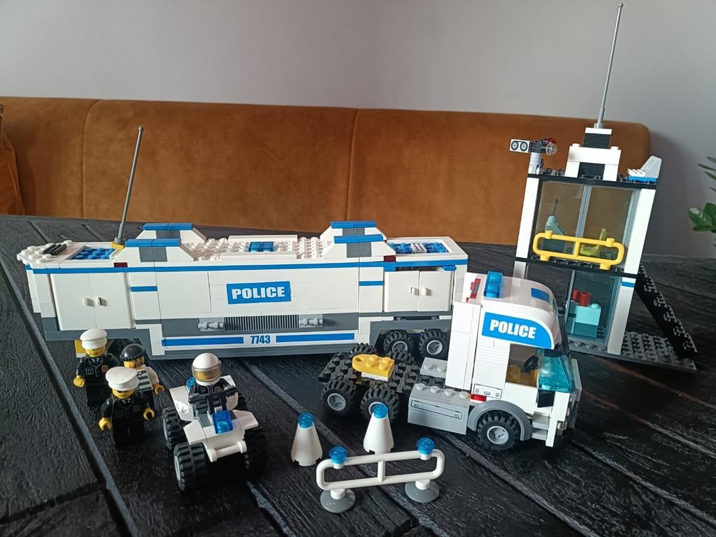 Complete LEGO Politie Set 7743, Ophalen, Gebruikt