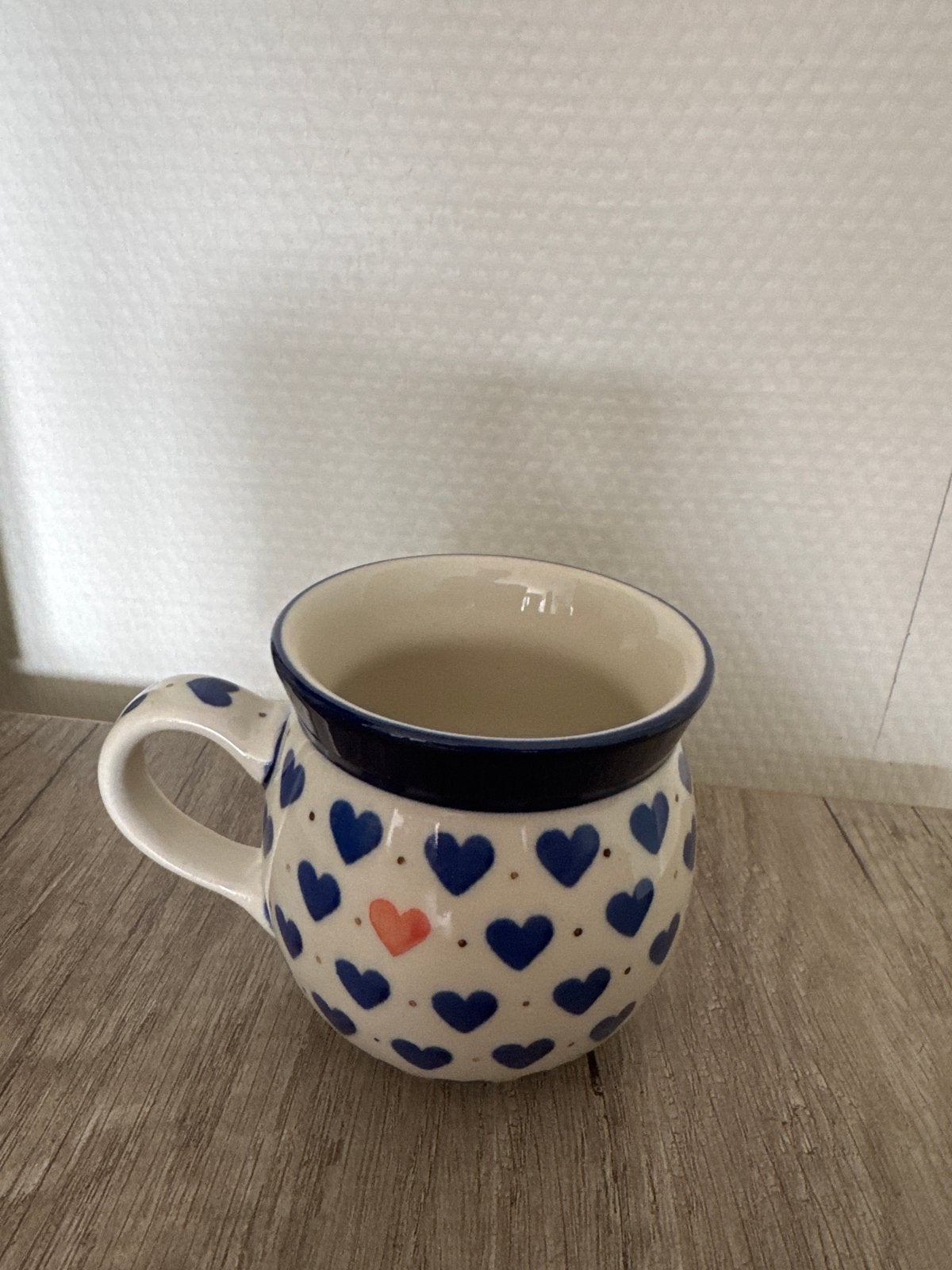 Bunzlau Castle Boerenmok 240ml - Hartjes design, Ophalen, Overige merken, Keramiek, Landelijk/Boerenbont
