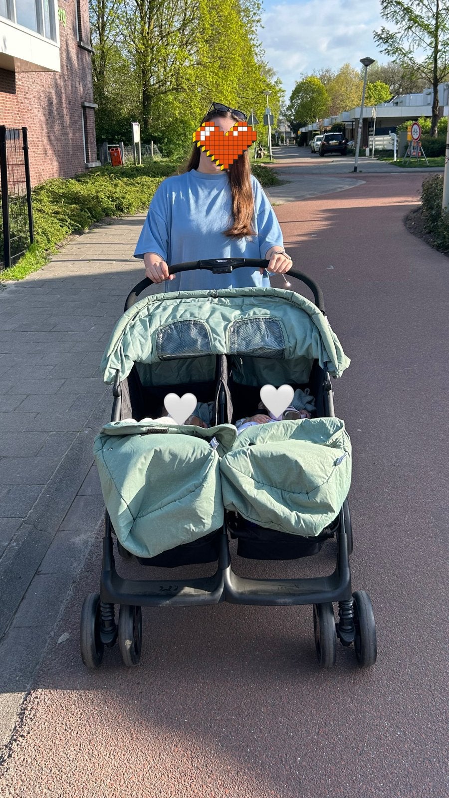 Tweeling / duo buggy, Kinderen en Baby's, Tweelingen en Meerlingen, Ophalen, Kinderwagen of Buggy
