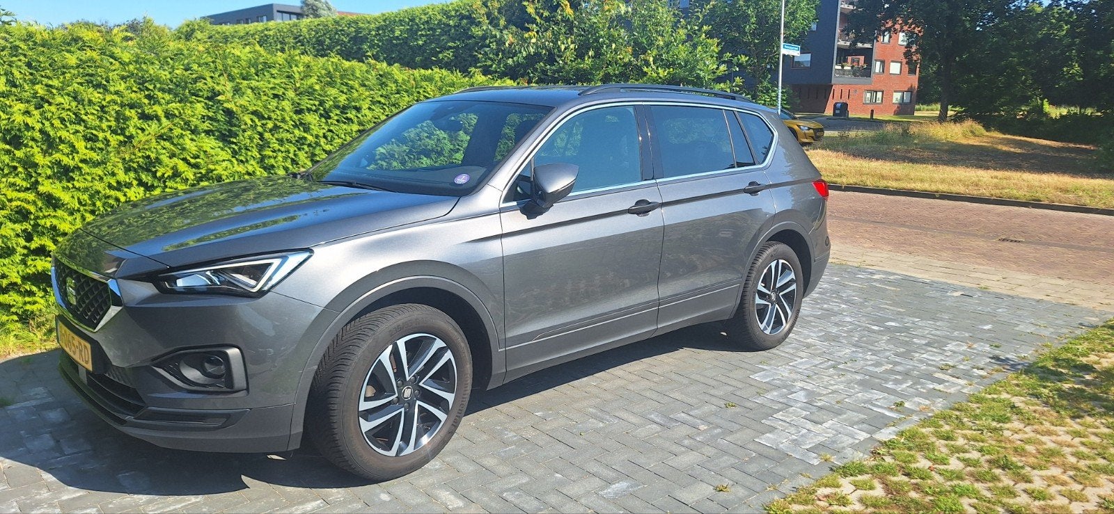 Seat Tarraco 1.5 TSI 150pk Dsg-7 2020 Grijs, Auto's, Seat, 4 cilinders, Particulier, Zilver of Grijs, 84 €/maand
