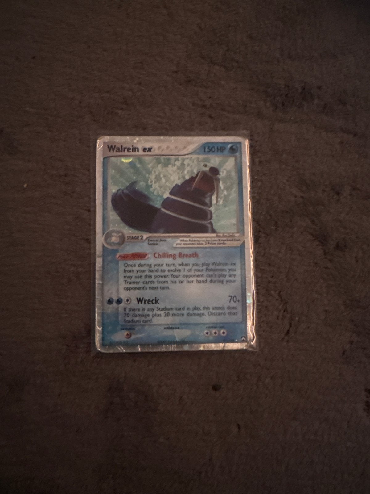 Walrein ex Pokémon Kaart, Ophalen of Verzenden, Gebruikt, Losse kaart
