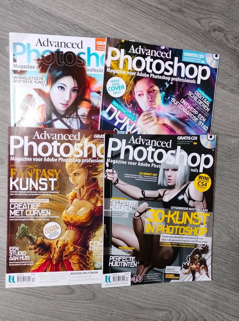4x magazine photoshop advanced Nederlandstalig, Boeken, Tijdschriften en Kranten, Ophalen of Verzenden