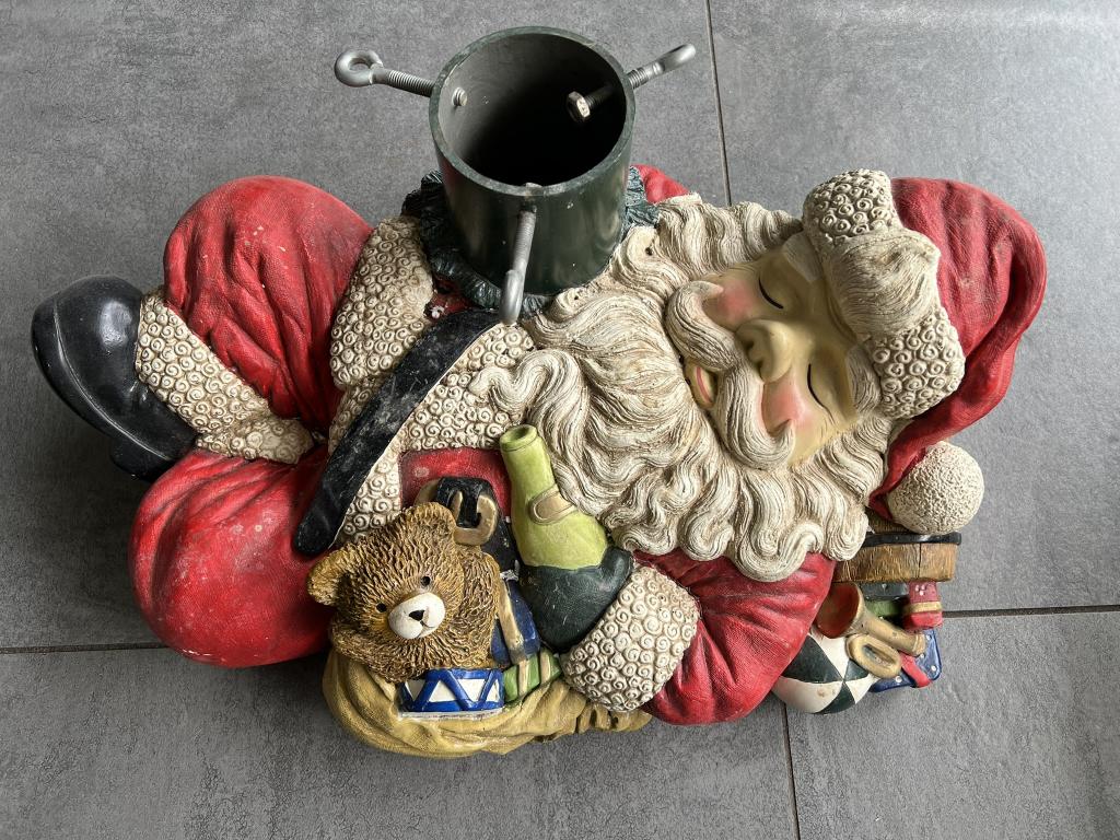 Unieke Kerstmanstandaard voor kerstboom, Diversen, Kerst, Ophalen of Verzenden, Gebruikt