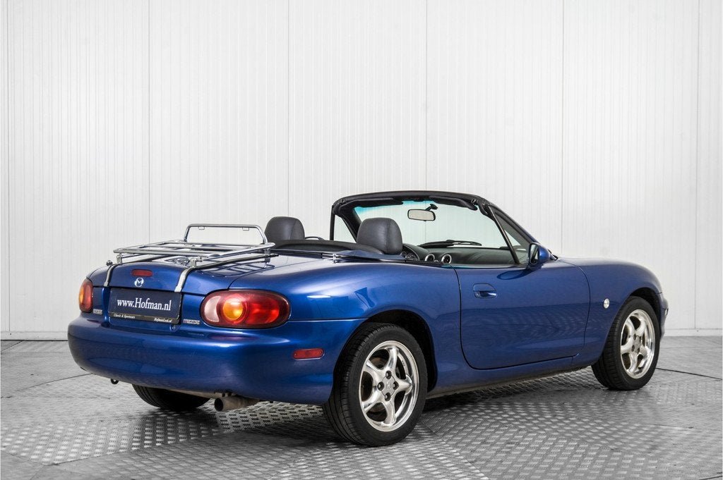 Mazda MX-5 1.8i 10th Anniversary (bj 1999), Euro 2, Achterwielaandrijving, 4 cilinders, Cabriolet