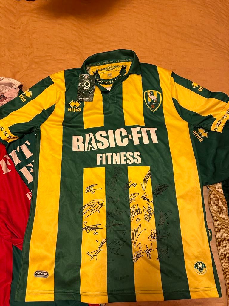 ADO Den Haag Shirt 2014-2015 Gesigneerd - Nieuw!, Maat L, Ophalen of Verzenden, Nieuw, Shirt