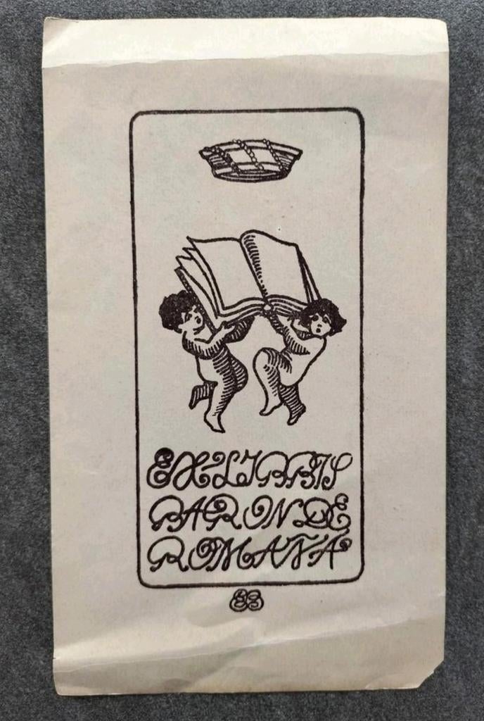 Exlibris Baron de Romañá (Spanje, Eveli Bulbena), Ophalen of Verzenden