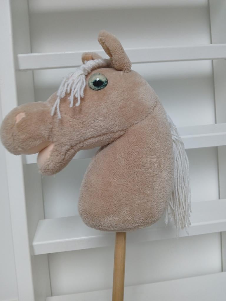 Palomino Stokpaard met Blauwe Ogen, Hobby en Vrije tijd, Ophalen of Verzenden, Gebruikt