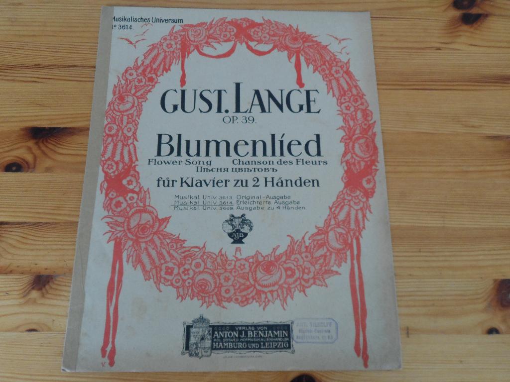 Gustav Lange, Gebruikt, Klassiek, Ophalen of Verzenden, Viool of Altviool
