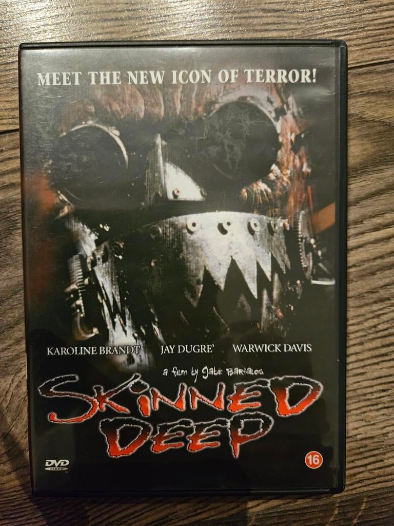 Skinned Deep DVD - Horror Cult Gore, Vanaf 16 jaar, Ophalen of Verzenden, Zo goed als nieuw, Gore