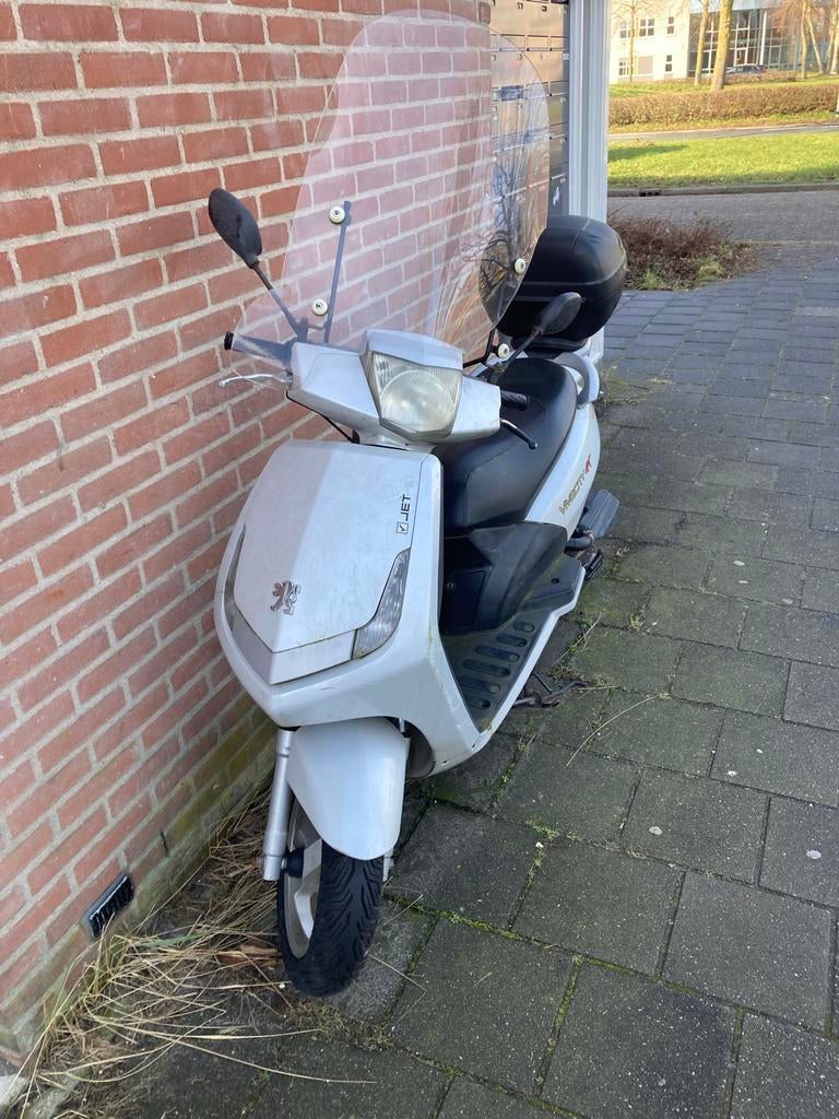 Blauw kenteken brommer - opknapper, Ophalen, Gebruikt