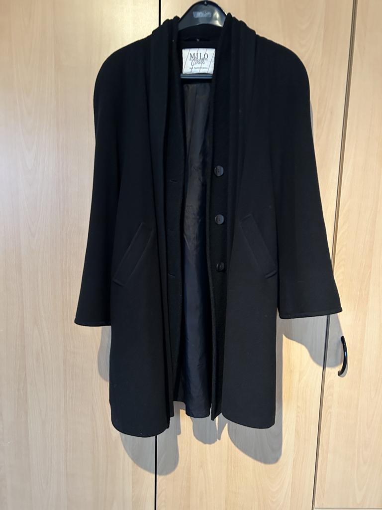 Mantel zwart vintage, Kleding | Dames, Ophalen, Gedragen, Maat 38/40 (M), Zwart