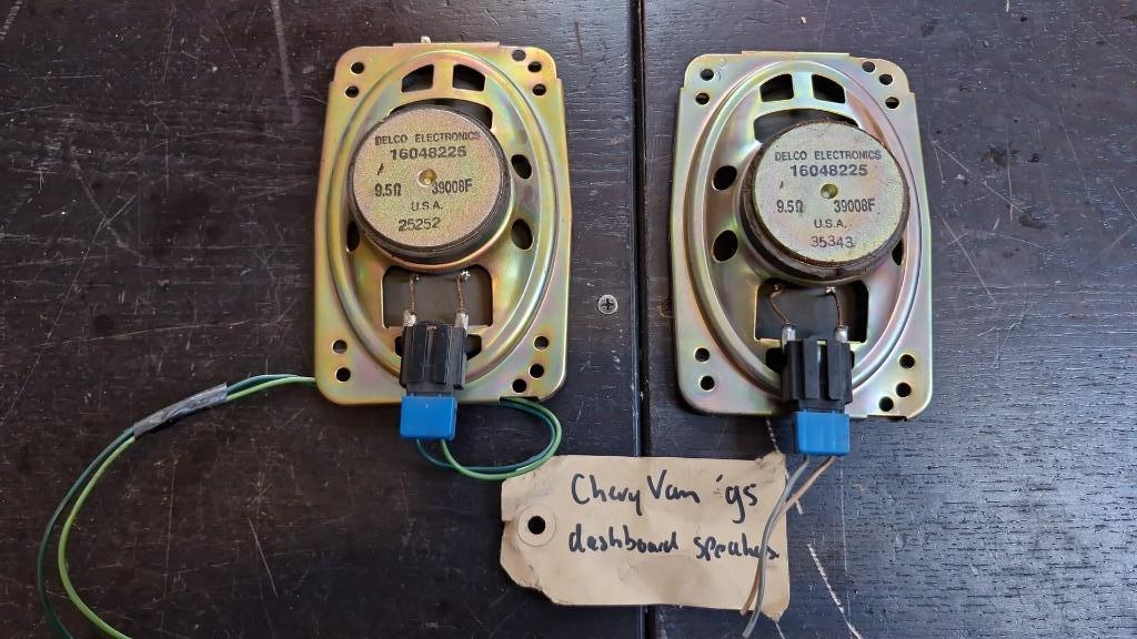 Dashboard speaker set OE Chevy Van G-series 1995, Auto-onderdelen, Dashboard en Schakelaars, Verzenden, Gebruikt, Chevrolet