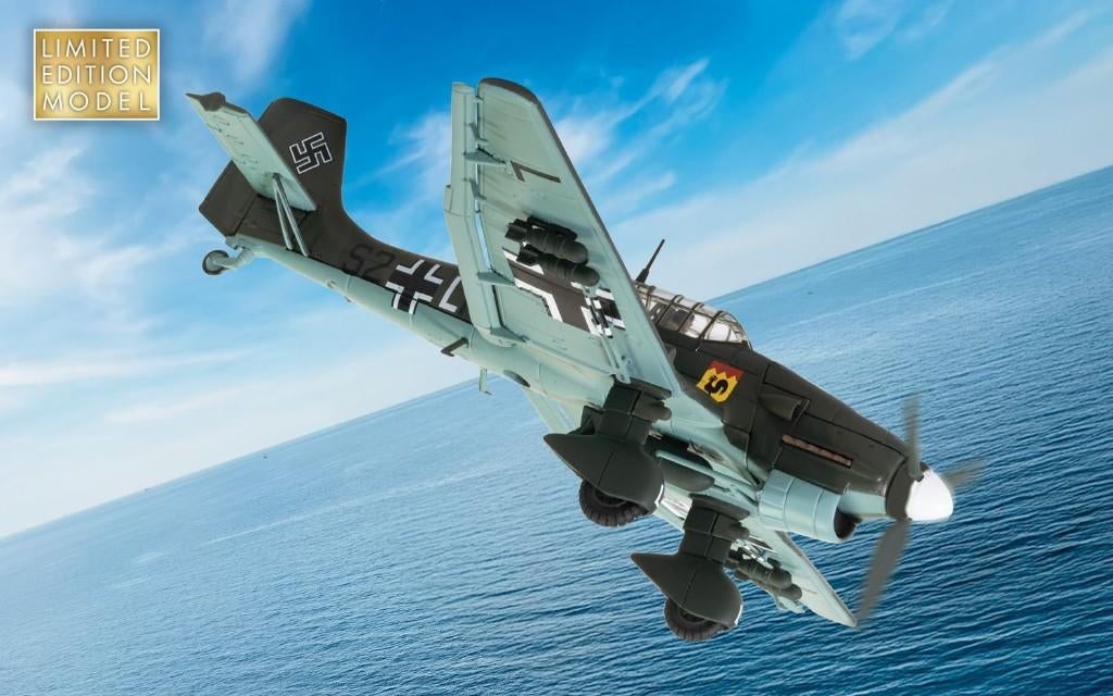 Junkers Ju 87B Stuka StG 77 Luftwaffe Battle of Britain 1940, Verzamelen, Verzenden, Nieuw, Hornby Italia SRL Viale die Caduti del Lavoro customerservices.it@hornby.com