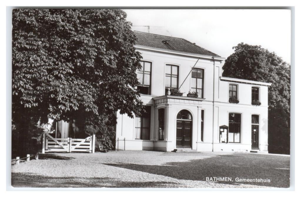 Bathmen, Gemeentehuis, Verzenden, 1960 tot 1980, Gelopen, Overijssel