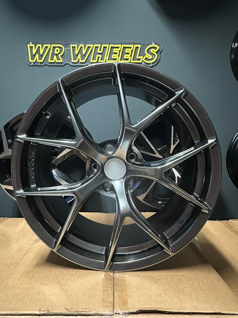 5x112 BBS FI-R LOOK 19 inch Hyper black sportvelgen NIEUW!, 19 inch, Velg(en), W, Nieuw