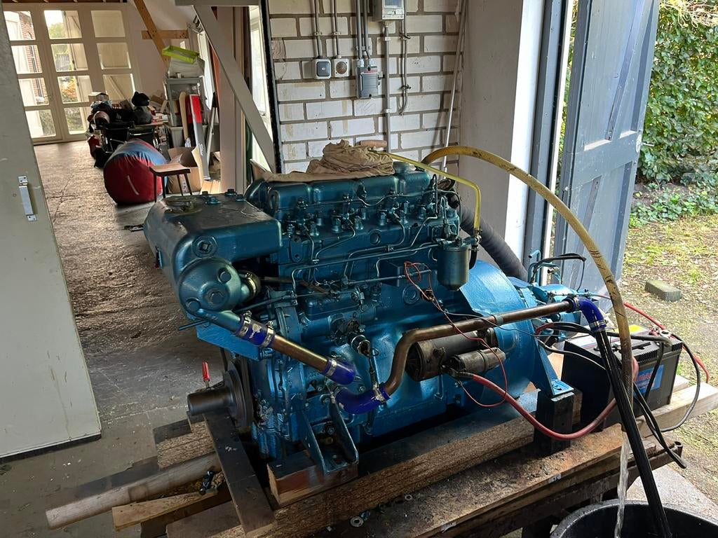 gereconditioneerde Perkins 4236 85pk met velvet kk, Ophalen, Binnenboordmotor, Diesel, Zo goed als nieuw