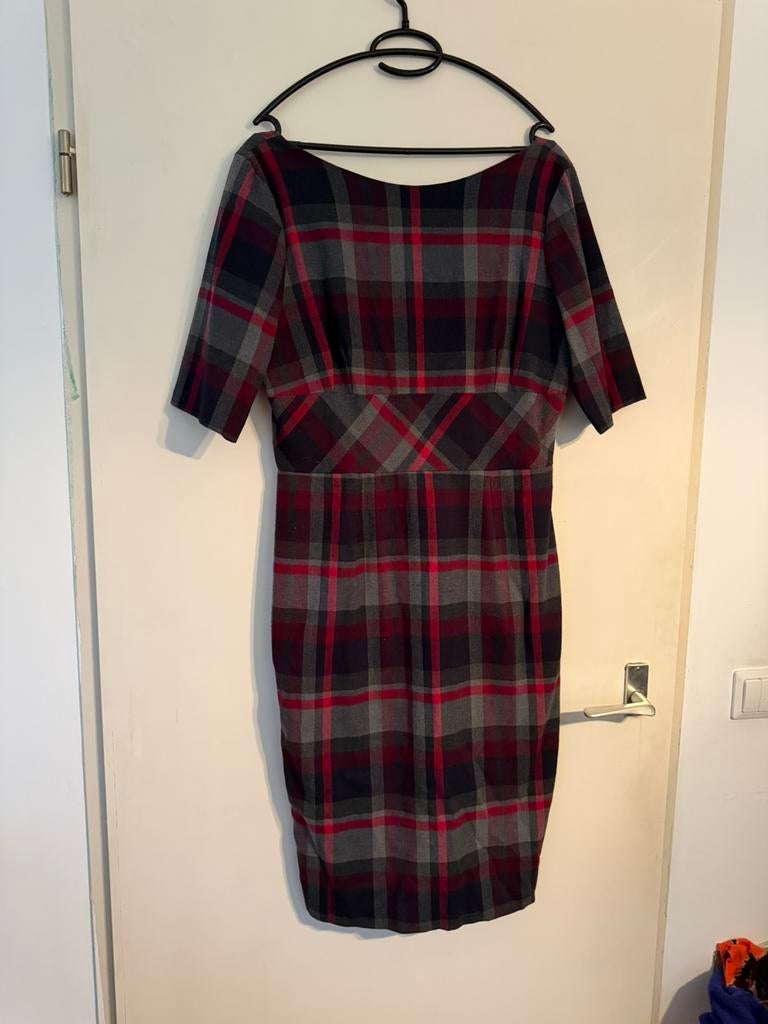 The pretty dress company jurk tartan, Kleding | Dames, Ophalen of Verzenden, Zo goed als nieuw, Maat 46/48 (XL) of groter