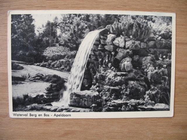 Apeldoorn waterval berg en bos, Verzenden, Voor 1920, Gelopen, Gelderland