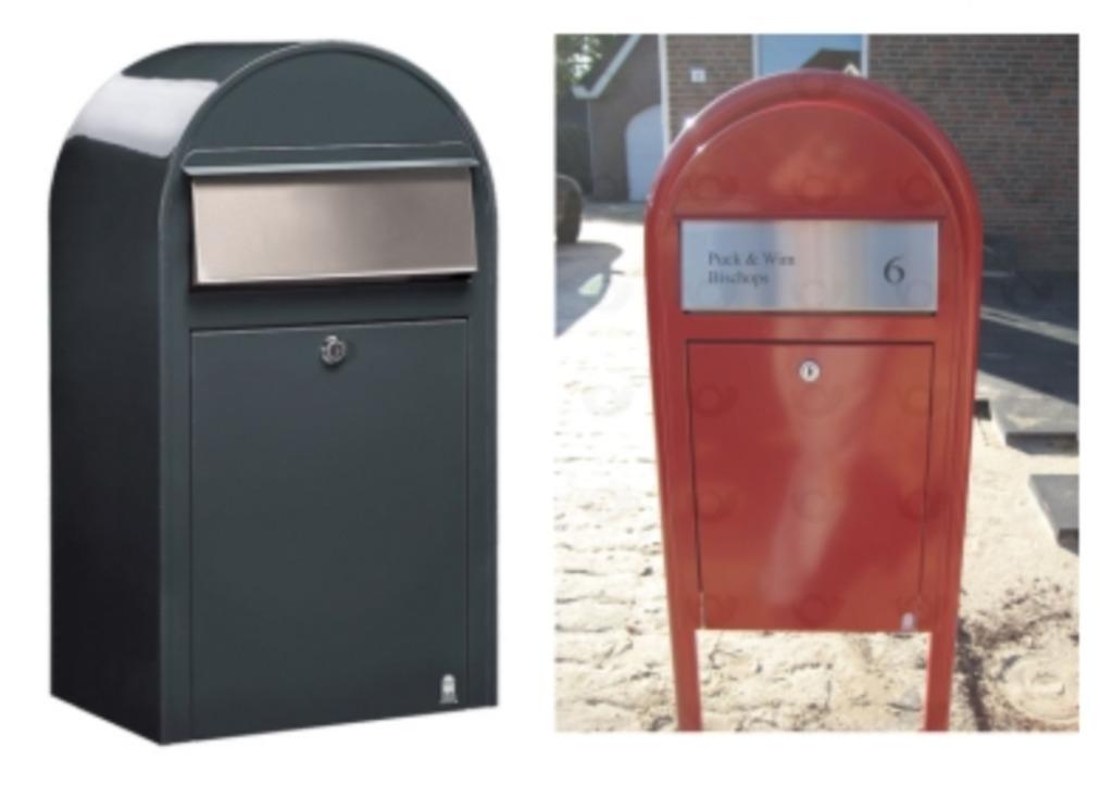 Brievenbus Bobi Grande en Grande Back gratis lasergravering, Tuin en Terras, Brievenbussen, Nieuw, Overige materialen, Ophalen of Verzenden