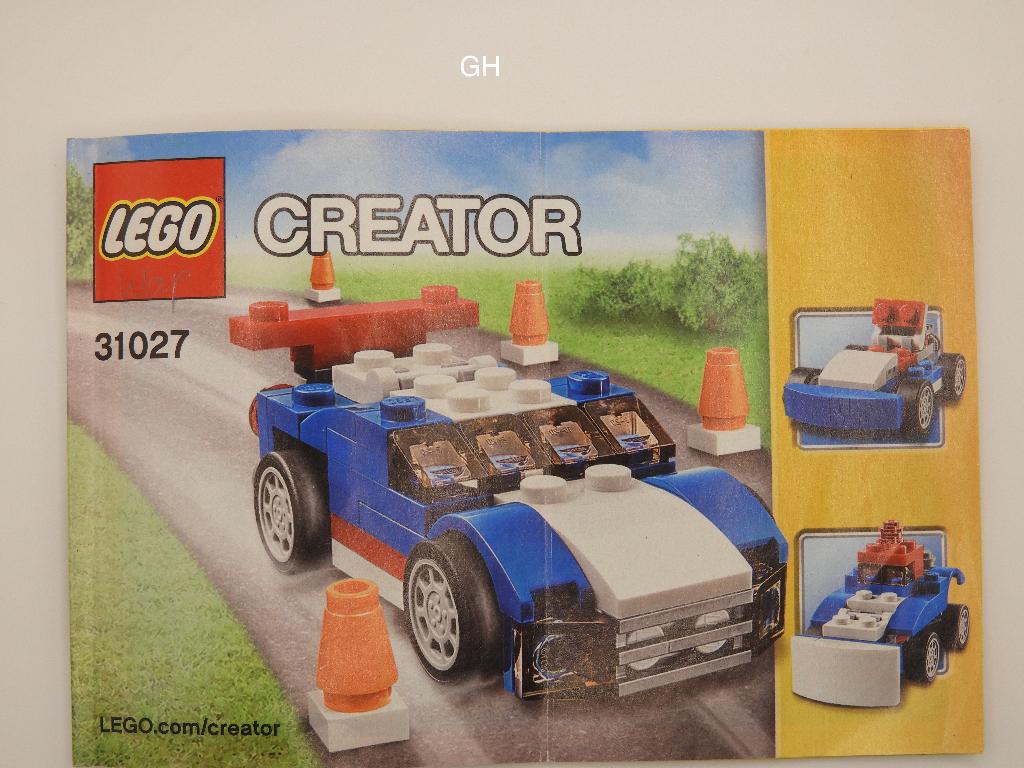 Lego 31027 Blue Racer, Ophalen of Verzenden, Gebruikt, Complete set, Lego