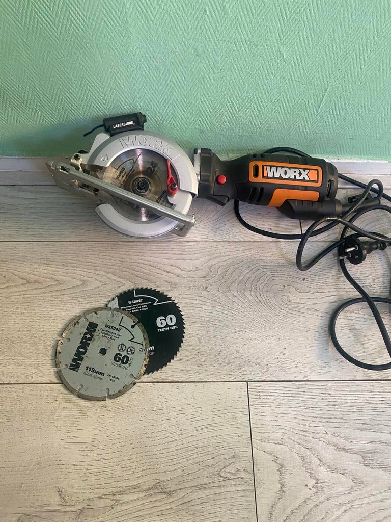 Nieuwe Worx Cirkelzaag, Cirkelzaag, Nieuw, 600 tot 1200 watt, Ophalen of Verzenden
