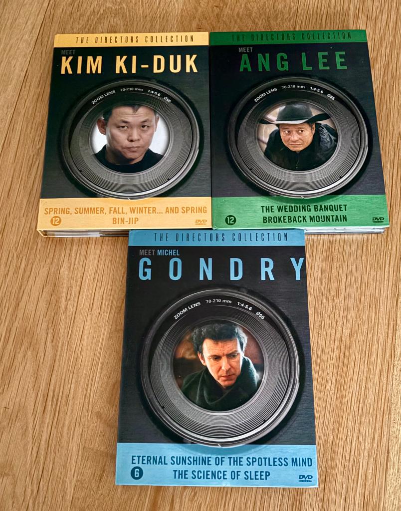 Directors collection: Michel Gondry, Ang lee, Kim Ki - Duk, Cd's en Dvd's, Vanaf 9 jaar, Ophalen of Verzenden, Zo goed als nieuw