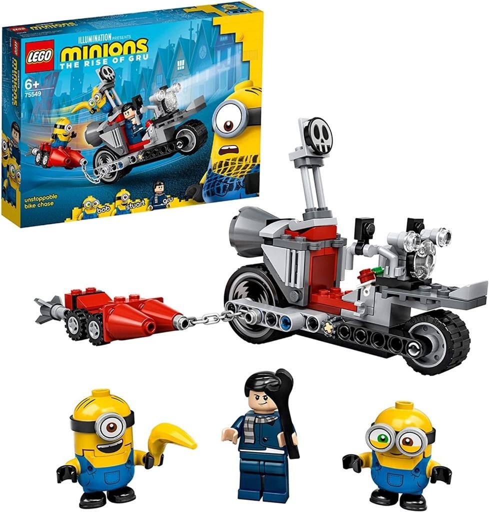 75549 LEGO Minions: Enerverende motorachtervolging -Nieuw!, Ophalen of Verzenden, Nieuw, Complete set, Lego