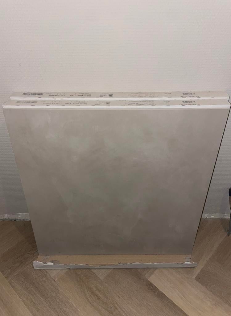 Vloer/wand tegel beige 60x60cm sanitair/badkamer/toilet, Ophalen, 60 cm of meer, Nieuw, Minder dan 5 m²