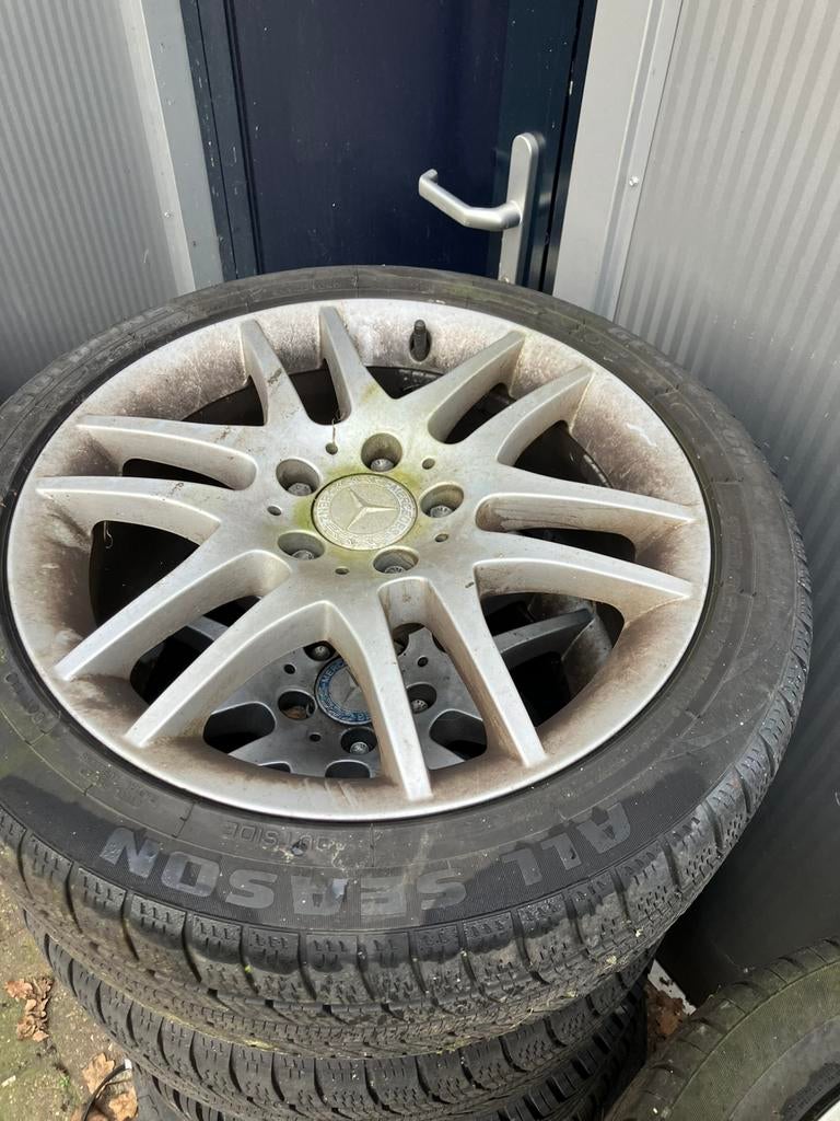 Velgen 17 inc mercedes e klasse w211, Auto-onderdelen, Banden en Velgen, Ophalen of Verzenden, 17 inch, 225 mm, Zomerbanden