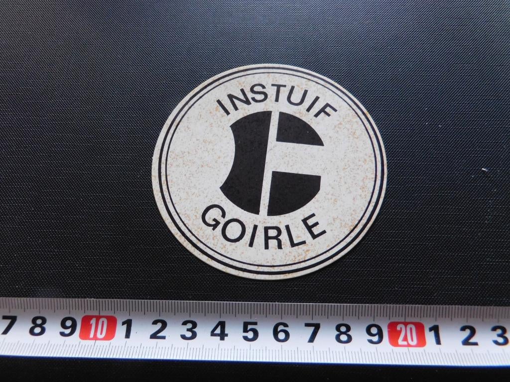 sticker Goirle Instuif Wit, Verzamelen, Stickers, Zo goed als nieuw, Ophalen
