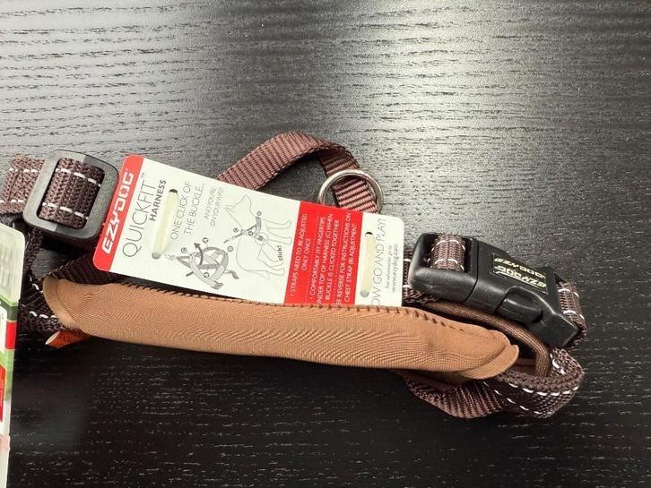 Nieuw EzyDog Quick Fit hondentuigje bruin maat S, Dieren en Toebehoren, Ophalen of Verzenden, Nieuw